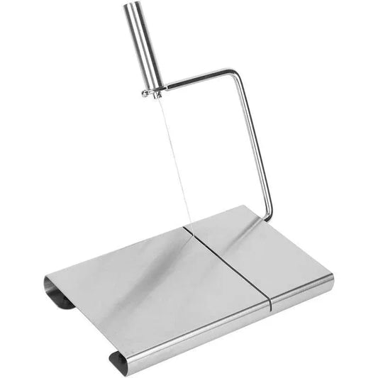 Stainless Steel Cheese Slicer Wire Cutter with Non Slip Base for Butter and Cake - Mekamart Australia