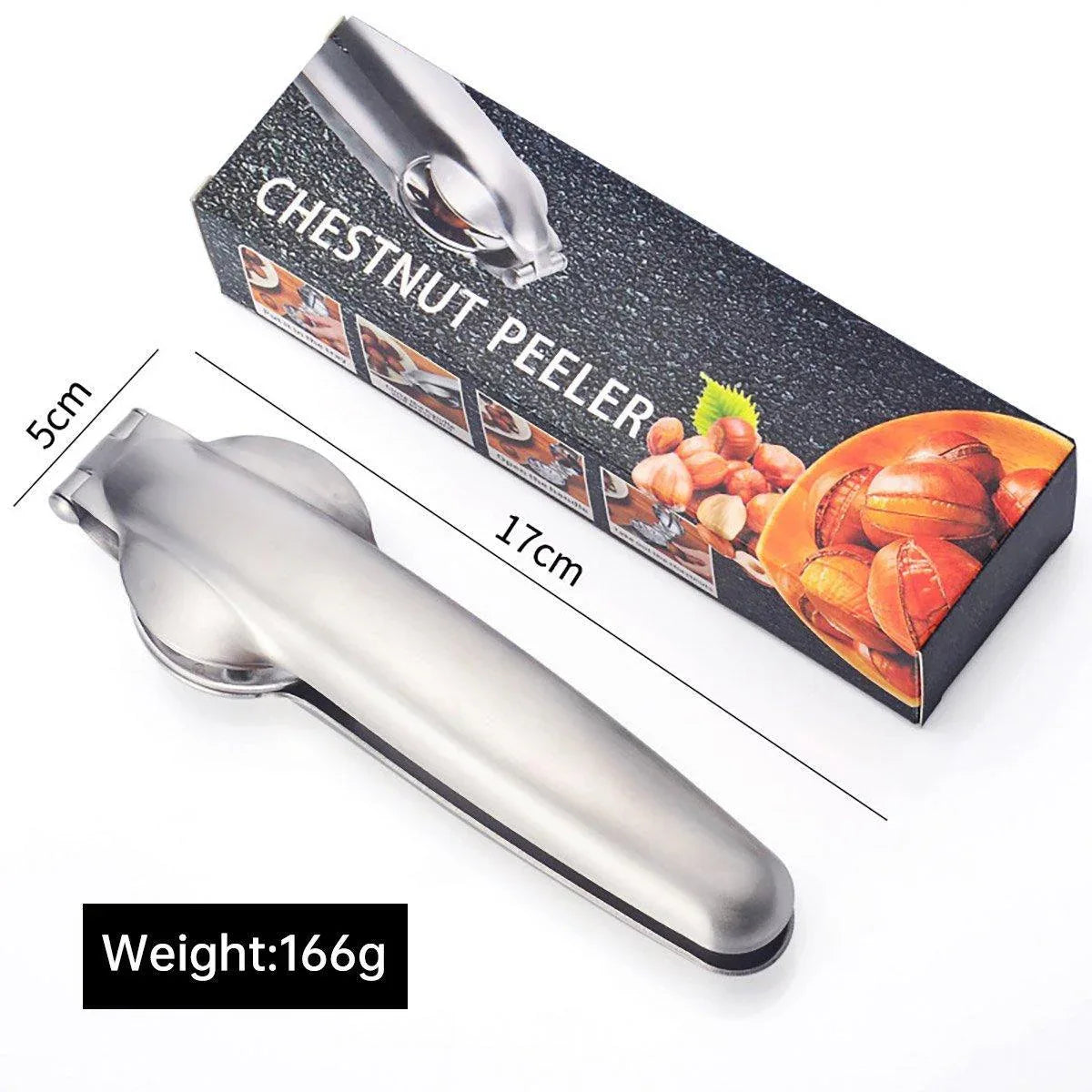 Chestnut Opener 304 Stainless Steel Cross Chestnut Shell Stripper Nut Cracker - Mekamart Australia