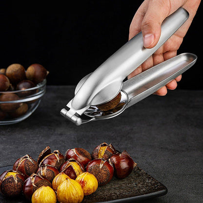 Chestnut Opener 304 Stainless Steel Cross Chestnut Shell Stripper Nut Cracker - Mekamart Australia
