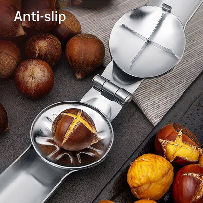 Chestnut Opener 304 Stainless Steel Cross Chestnut Shell Stripper Nut Cracker - Mekamart Australia