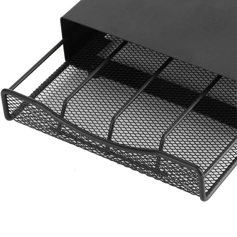 Coffee Pod Holder Drawer for Nespresso - 40 Capsules Storage Rack Stand - Mekamart Australia