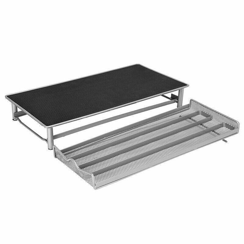 Coffee Capsule Drawer Holder for 40 Nespresso Pods with Non-Slip Top Rack - Mekamart Australia