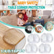 Transparent PVC Table Corner Guards Anti-Collision Protective Covers for Furniture - 4 PCS - Mekamart Australia