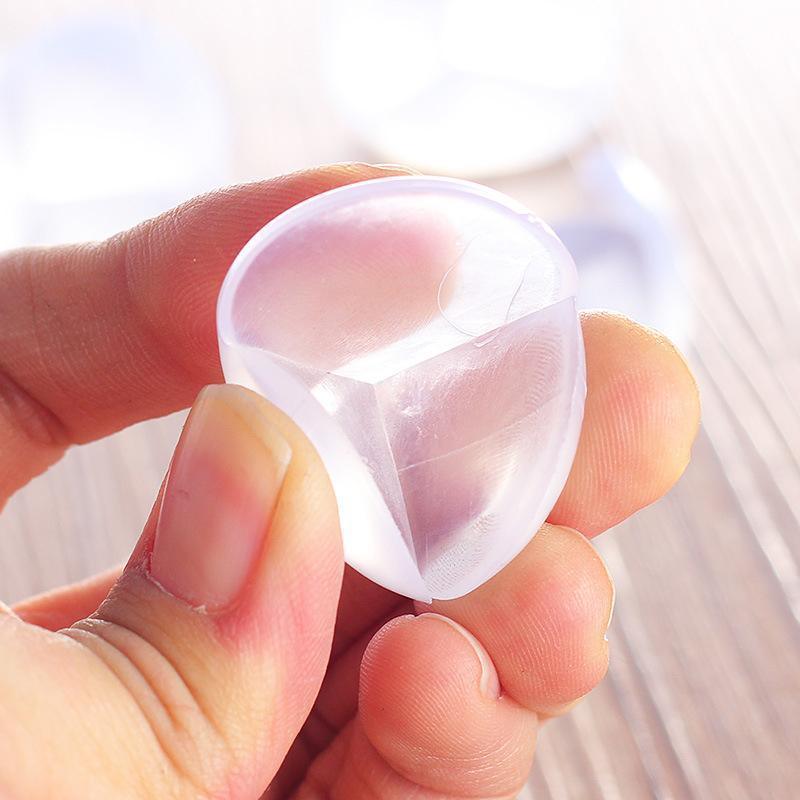 Transparent PVC Table Corner Guards Anti-Collision Protective Covers for Furniture - 4 PCS - Mekamart Australia