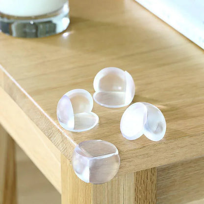 Transparent PVC Table Corner Guards Anti-Collision Protective Covers for Furniture - 4 PCS - Mekamart Australia