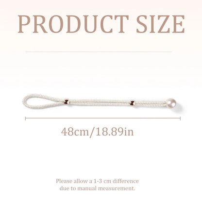 Curtain Tiebacks Pearl Strap Set 3 Pairs Decorative Buckle Holder Rings Hooks - White - Mekamart Australia