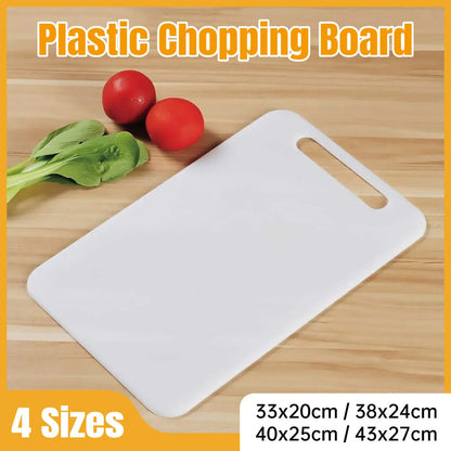 Plastic Cutting Board Small Size Chopping Board for Kitchen Food Prep Home Use - 33x20cm - Mekamart Australia