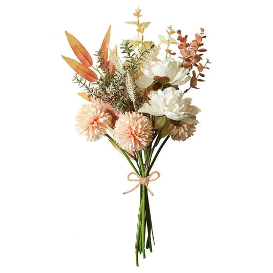 Home Decor Fake Flower Bouquet Artificial Flowers Living Room Wedding Decoration - Mekamart Australia
