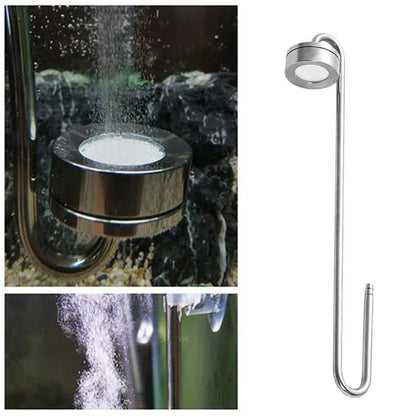 Stainless Steel Aquarium CO2 Diffuser Carbon Dioxide Atomizer Grass Tank Bubbler - 35cm - Mekamart Australia