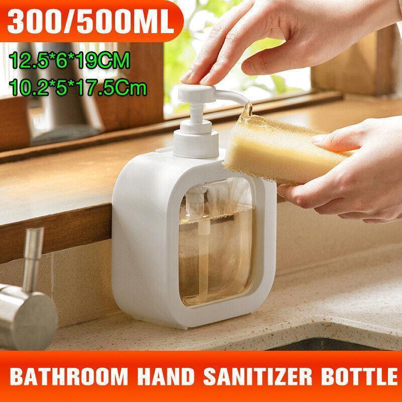 Plastic Pump Bottles For Bathroom Soap Shampoo Cream Lotion Dispenser Bottling - 300ML - Mekamart Australia