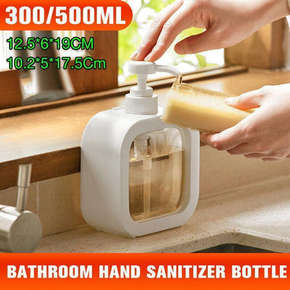 Plastic Pump Bottles For Bathroom Soap Shampoo Cream Lotion Dispenser Bottling - 300ML - Mekamart Australia