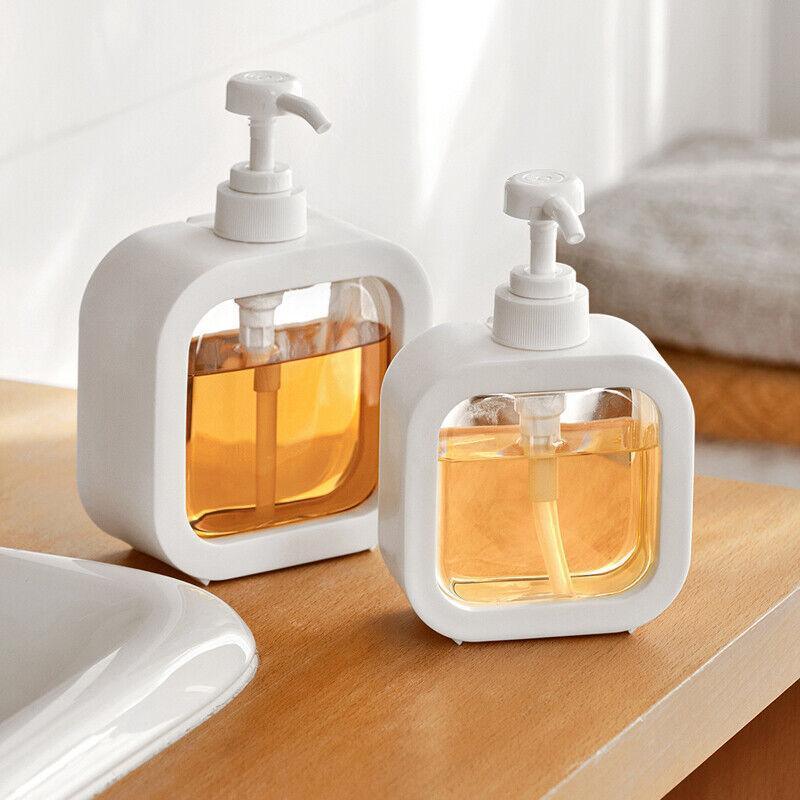 Plastic Pump Bottles For Bathroom Soap Shampoo Cream Lotion Dispenser Bottling - 300ML - Mekamart Australia