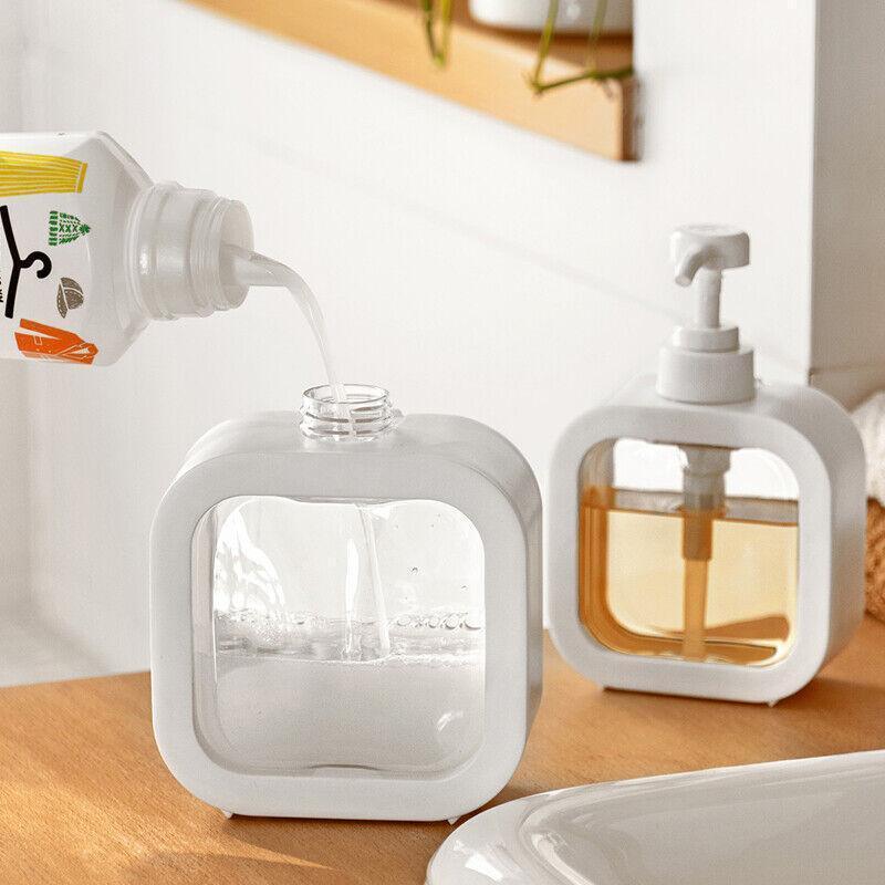 Plastic Pump Bottles For Bathroom Soap Shampoo Cream Lotion Dispenser Bottling - 300ML - Mekamart Australia