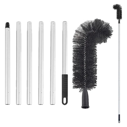 Gutter Cleaning Brush Roofing Tool with Pole 208cm for Long Splicing Gutter - Mekamart Australia