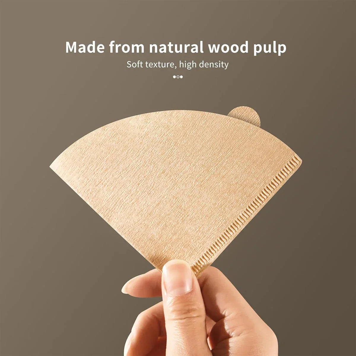 100PCS Coffee Filter Paper Drip Cone Funnel Handmade Filters for Coffee Machine - V02-100PCS - Mekamart Australia