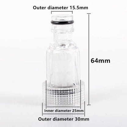 2PCS High Pressure Washer Inlet Filter Connector Fittings Transparent Adapter - Mekamart Australia