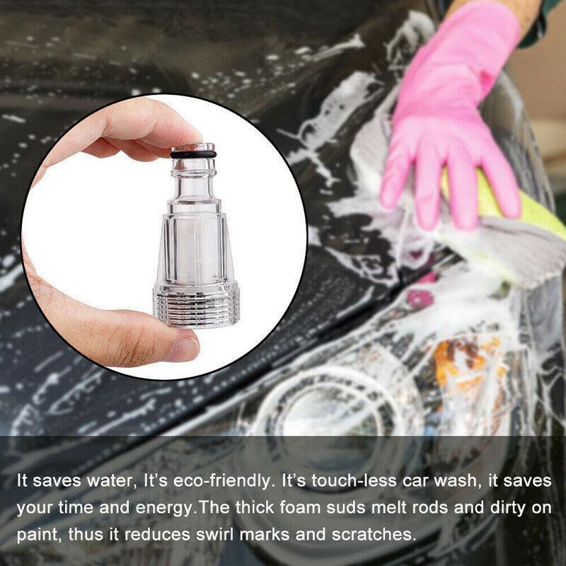 2PCS High Pressure Washer Inlet Filter Connector Fittings Transparent Adapter - Mekamart Australia
