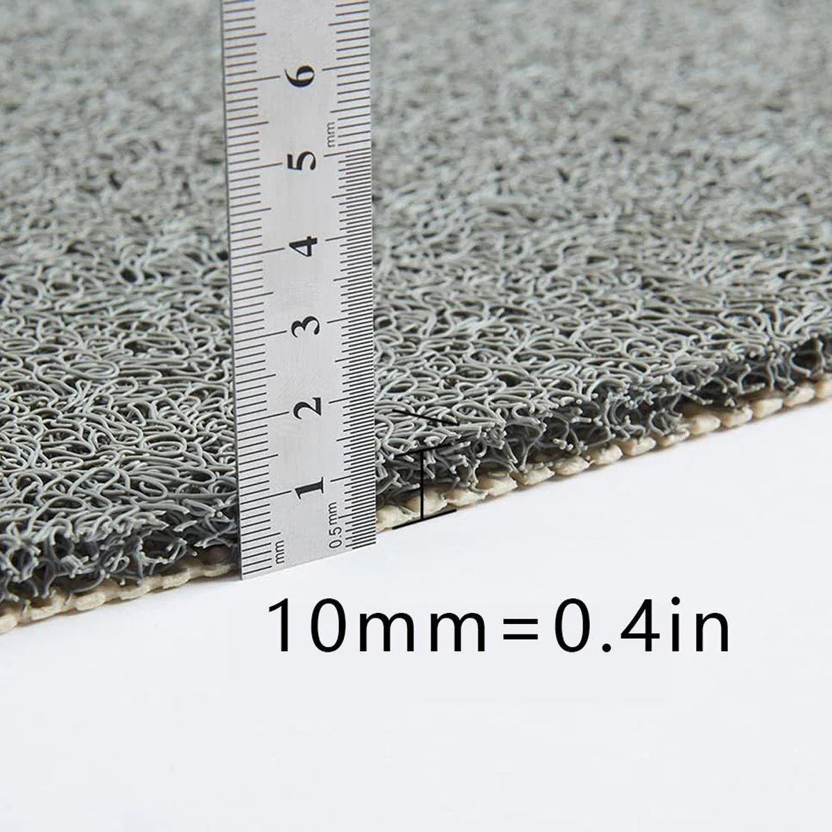 Waterproof Non-Slip Bathroom Shower Mat Anti-Slip Rug Toilet Floor Mat Washable - White-40*60cm - Mekamart Australia