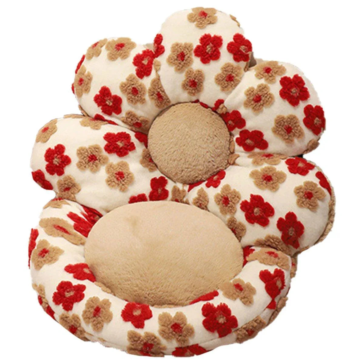 Cute Soft Seat Cushion Flower Shaped Lazy Sofa Pad for Office Chairs and Home Use - Green - Mekamart Australia
