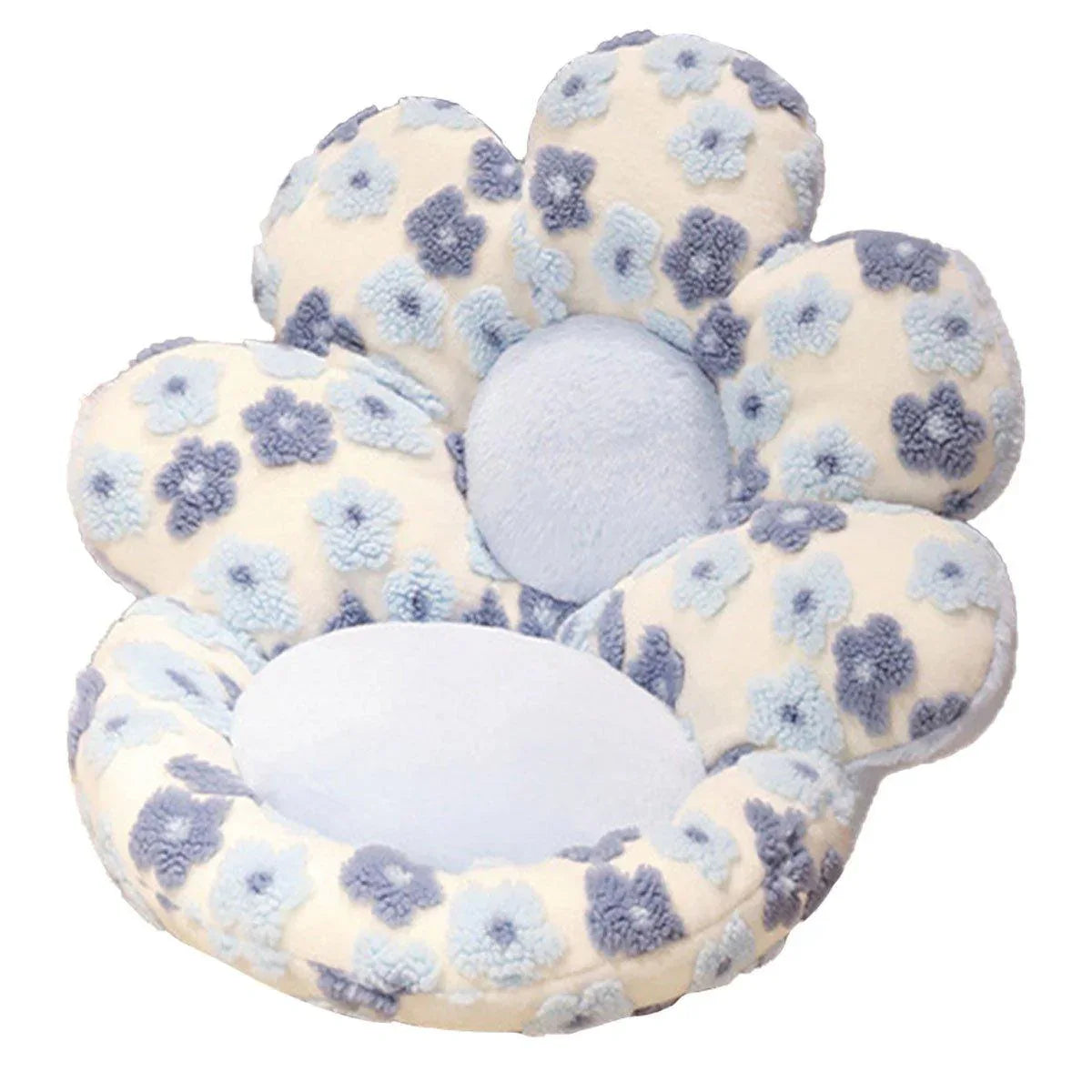 Cute Soft Seat Cushion Flower Shaped Lazy Sofa Pad for Office Chairs and Home Use - Red - Mekamart Australia