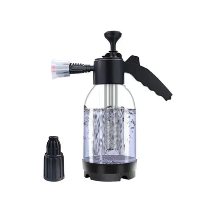 2L Car Wash Foam Sprayer Hand Held Pump Wash Spray Bottle Snow Foam Detailing - White - Mekamart Australia
