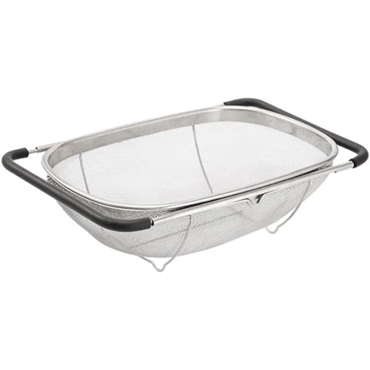 Stainless Steel Telescopic Sink Basket Multi Purpose Fruit Vegetable Strainer - Mekamart Australia