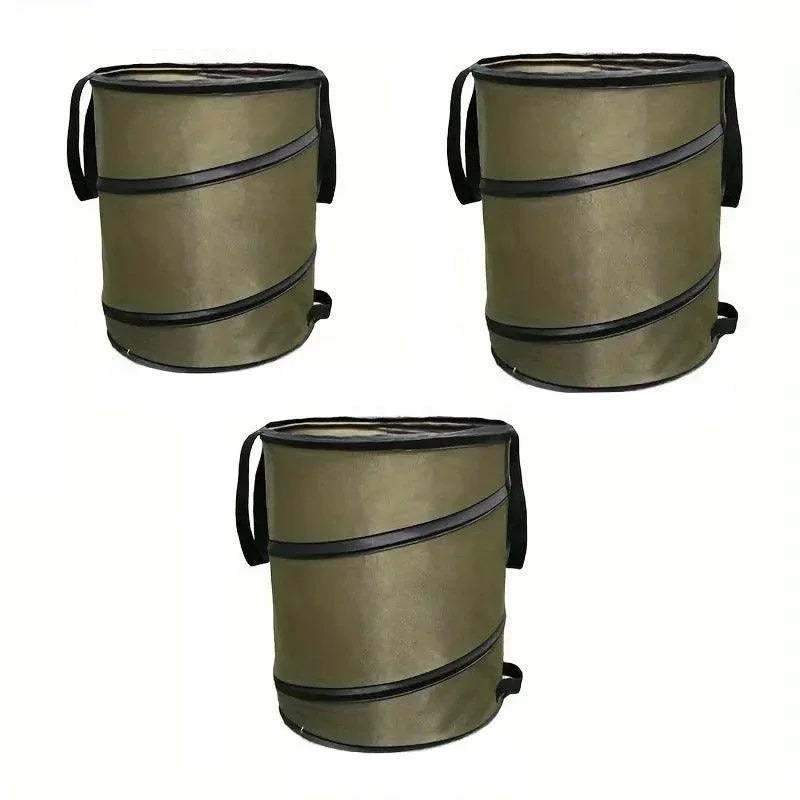 Collapsible Leaf Bin Outdoor Waste Bin for Garden Yard Cleanup and Storage - S - Mekamart Australia