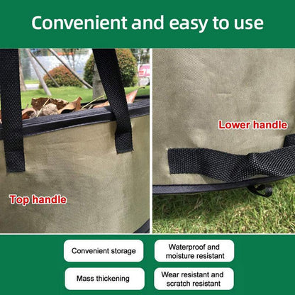 Collapsible Leaf Bin Outdoor Waste Bin for Garden Yard Cleanup and Storage - S - Mekamart Australia