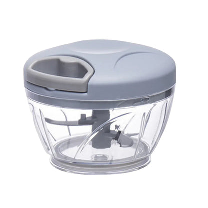 500ml Manual Meat Mincer Garlic Chopper Rotate Garlic Press Crusher Vegetable - Green - Mekamart Australia