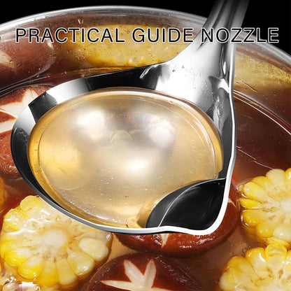 Oil Separator Spoon Kitchen Multifunctional Filter Household Hot Pot Soup Spoon - S - Mekamart Australia