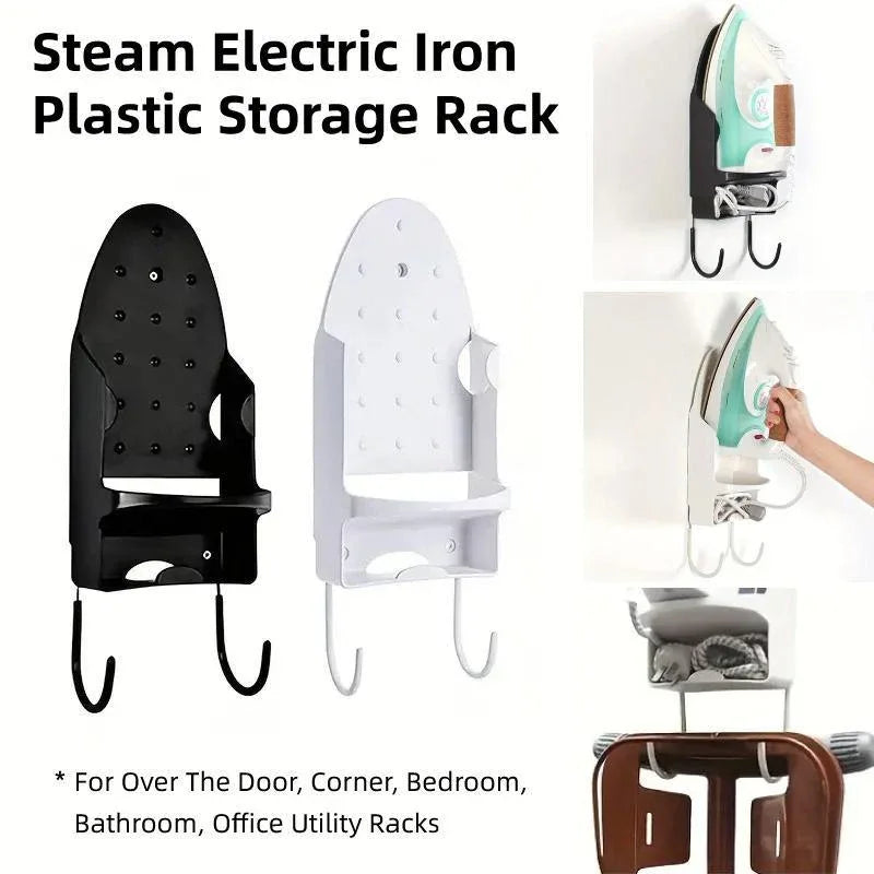 Iron Stand Double Hook Storage Rack Hanging Iron Holder for Home Organisation - White - Mekamart Australia