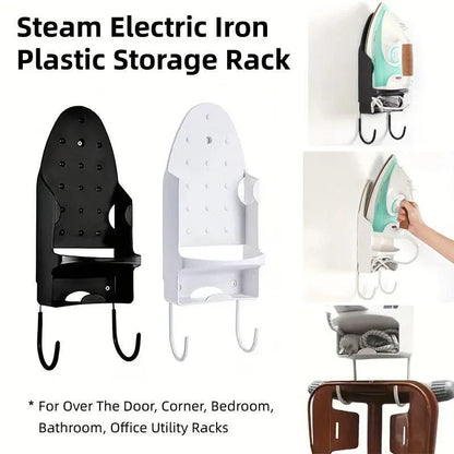 Iron Stand Double Hook Storage Rack Hanging Iron Holder for Home Organisation - White - Mekamart Australia