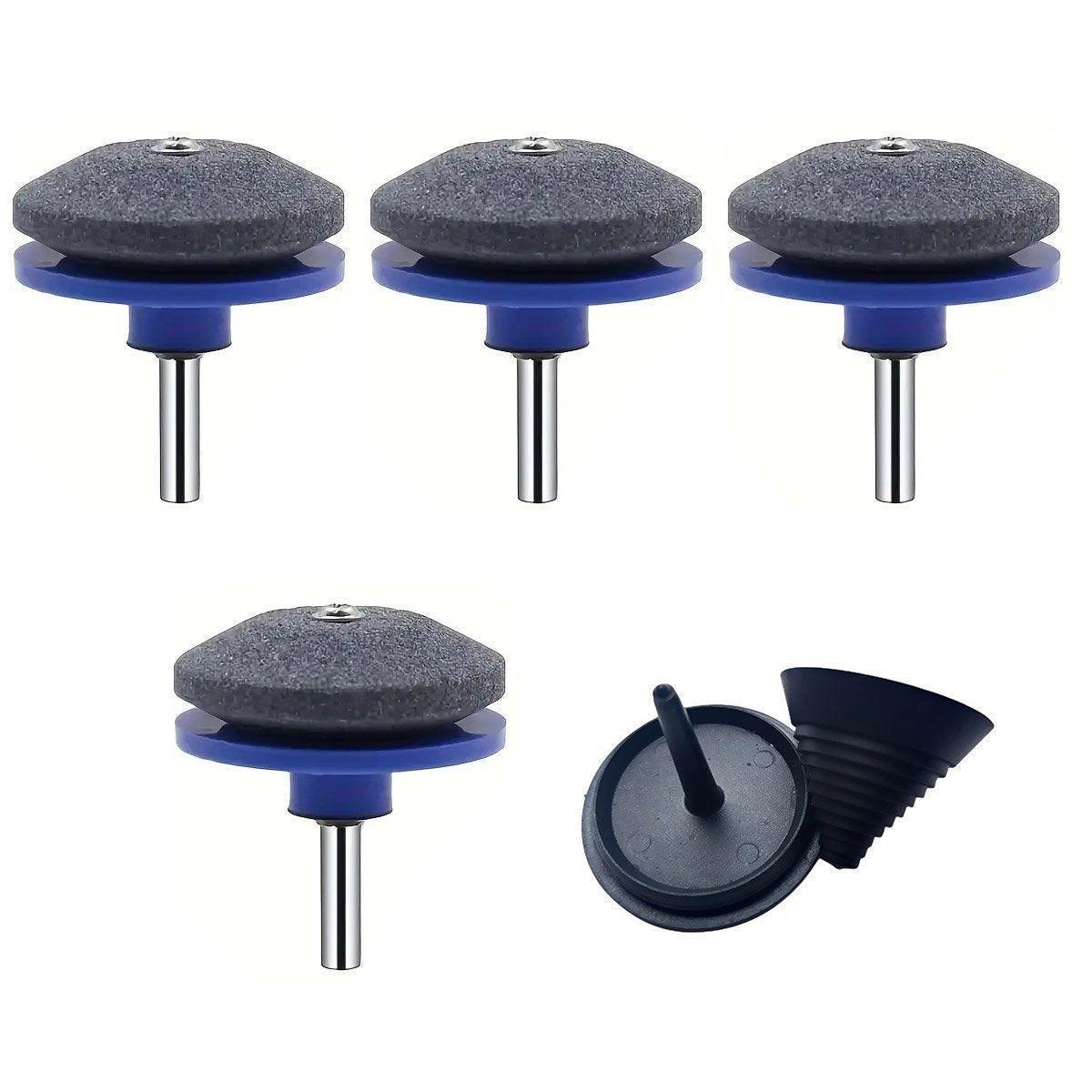 5PCS Lawn Mower Blade Sharpener Wind Powered Balancer Hardware Sharpening Tool - Mekamart Australia