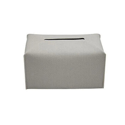 Large Size Tissue Box Dispenser Paper Holder Napkin Case Pu Leather Cover - Pink - Mekamart Australia
