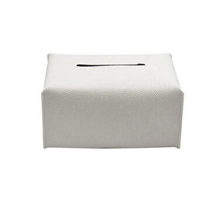 Large Size Tissue Box Dispenser Paper Holder Napkin Case Pu Leather Cover - Yellow - Mekamart Australia