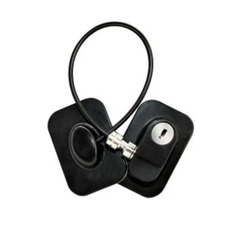 Refrigerator Lock with Keys for Fridge Cabinet Window Door and Drawer Latch Use - Black - Mekamart Australia