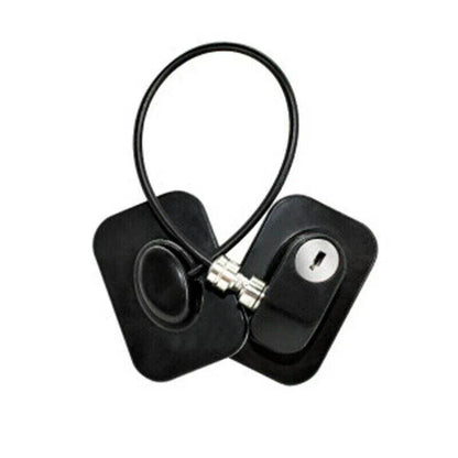 Refrigerator Lock with Keys for Fridge Cabinet Window Door and Drawer Latch Use - Black - Mekamart Australia
