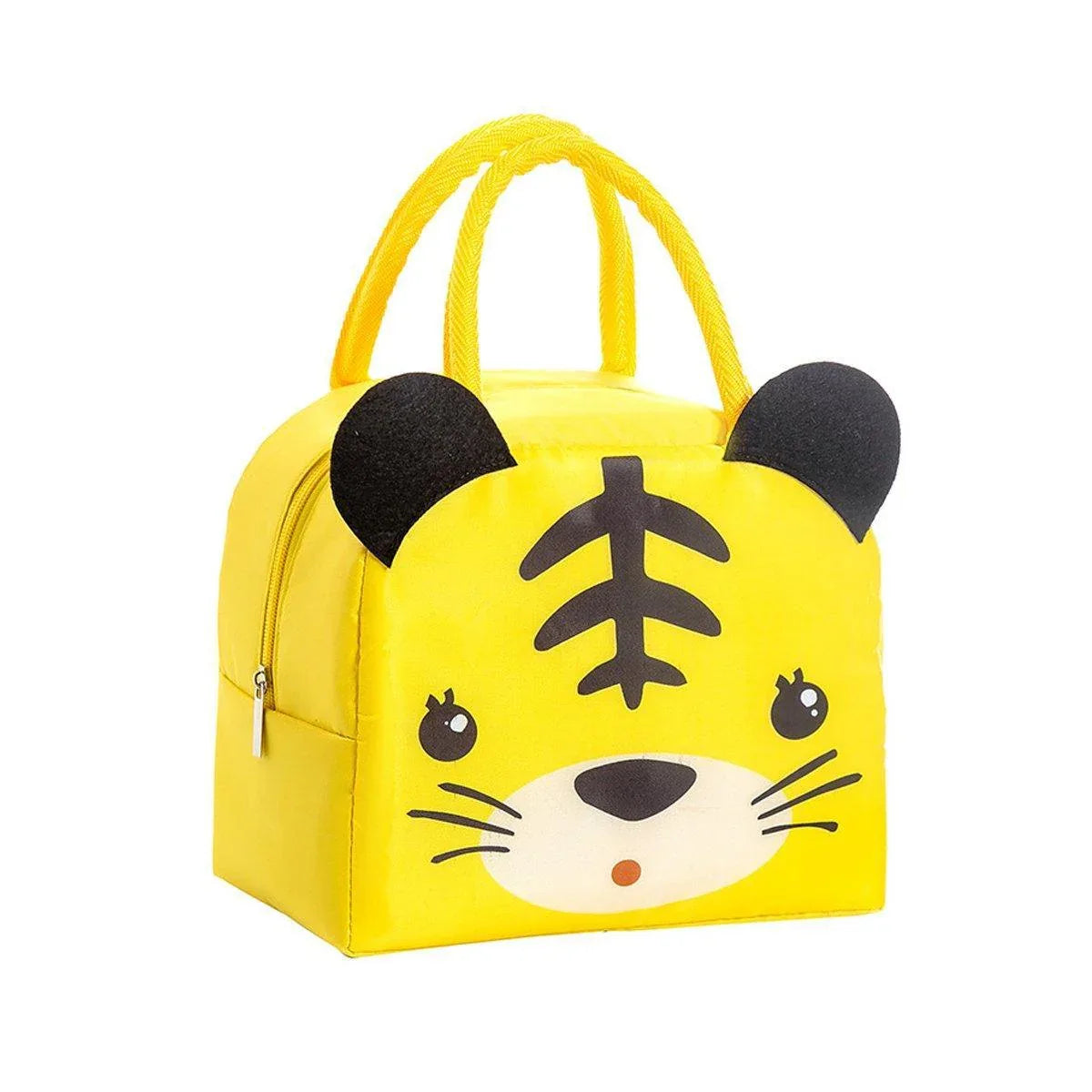 3D Bento Lunch Bag Cartoon Handbag Insulated Food Box Bag for Students LunchTote - Yellow Duck - Mekamart Australia