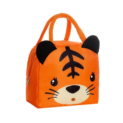 3D Bento Lunch Bag Cartoon Handbag Insulated Food Box Bag for Students LunchTote - Yellow Duck - Mekamart Australia