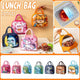 Cute 3D Cartoon Insulated Lunch Bag Oxford Fabric Bento Tote for School Use - Orange Tiger - Mekamart Australia