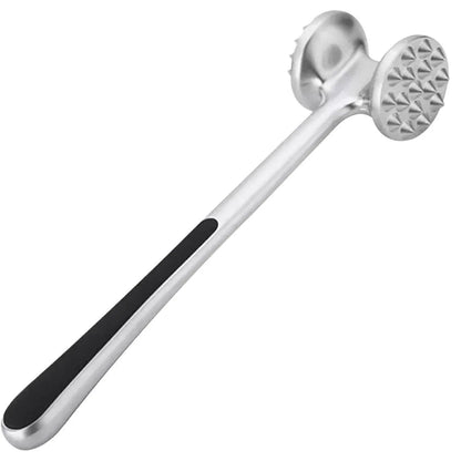 Meat Hammer Kitchen Tenderizing Beating Tool Double Sided Loose Meat Hammer - Mekamart Australia