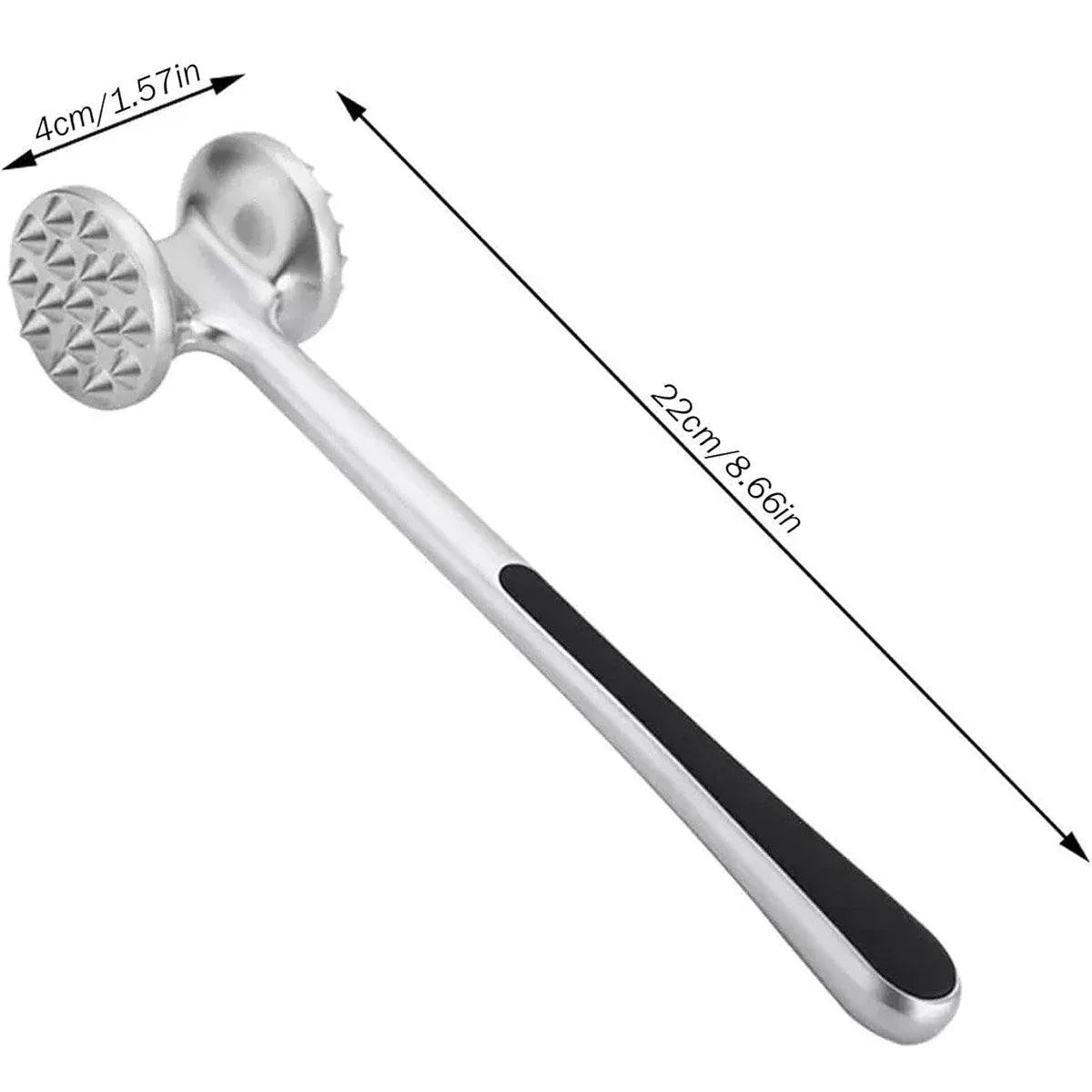 Meat Hammer Kitchen Tenderizing Beating Tool Double Sided Loose Meat Hammer - Mekamart Australia