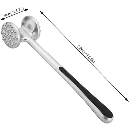 Meat Hammer Kitchen Tenderizing Beating Tool Double Sided Loose Meat Hammer - Mekamart Australia