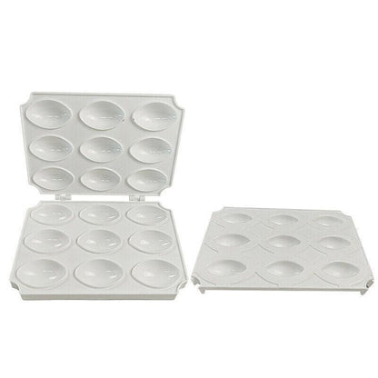 Meatball Maker Manual Meatloaf Mold Kibbeh Maker Press Minced Processor Tool - 9 Holes Clear - Mekamart Australia