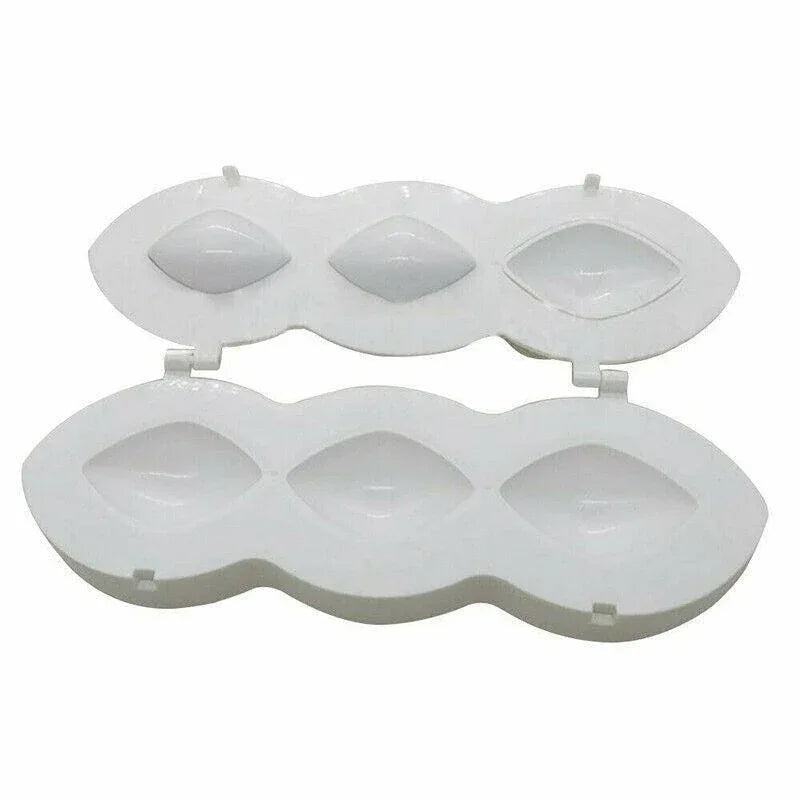 Meatball Maker Manual Meatloaf Mold Kibbeh Maker Press Minced Processor Tool - 9 Holes Clear - Mekamart Australia
