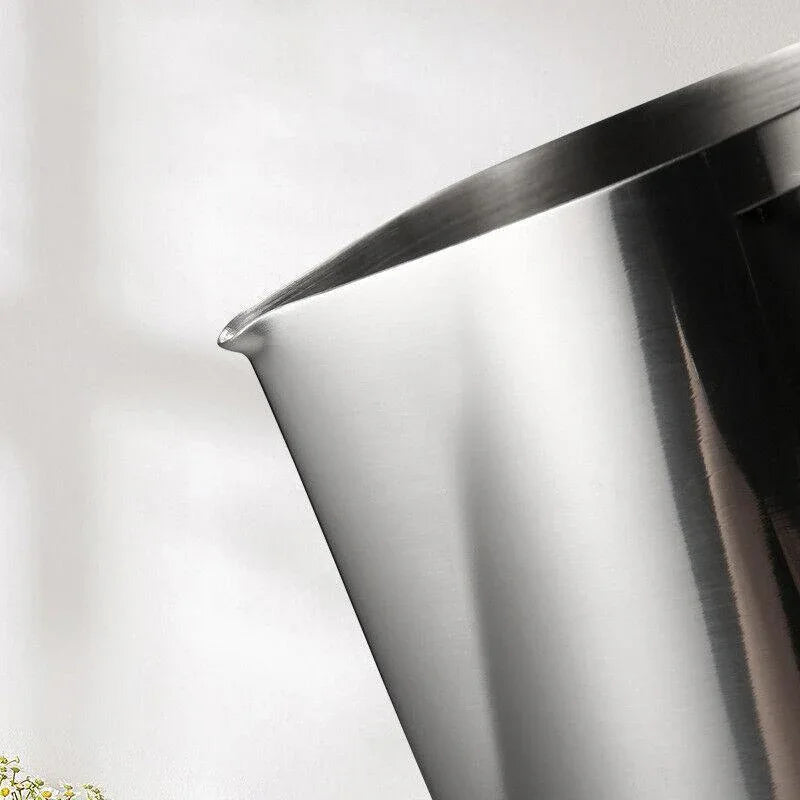 150-1000Ml Stainless Steel Milk Coffee Jug Latte Espresso Frothing Scale Pitcher - 350ML - Mekamart Australia