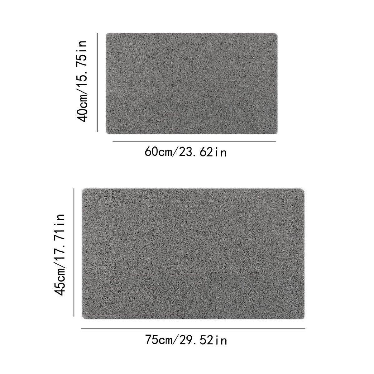 Anti Slip Bathroom Mat Non Slip Shower Floor Mat Quick Dry Soft Comfortable Rug - Beige-40x60cm - Mekamart Australia