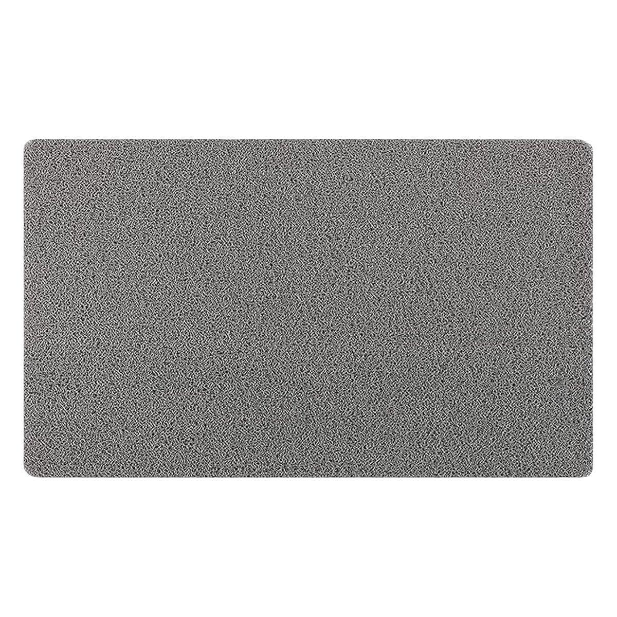 Anti Slip Bathroom Mat Non Slip Shower Floor Mat Quick Dry Soft Comfortable Rug - Grey-40x60cm - Mekamart Australia