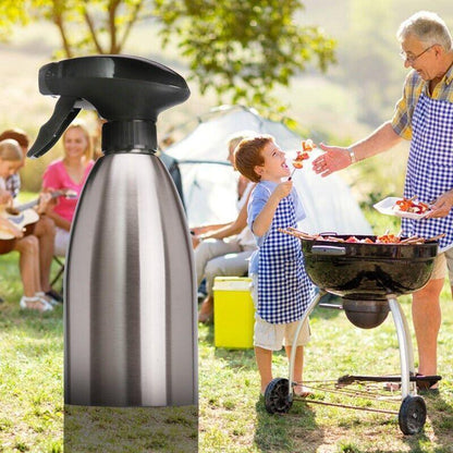 500ml Stainless Steel Cooking Oil Spray Bottle for BBQ and Kitchen Use - Mekamart Australia