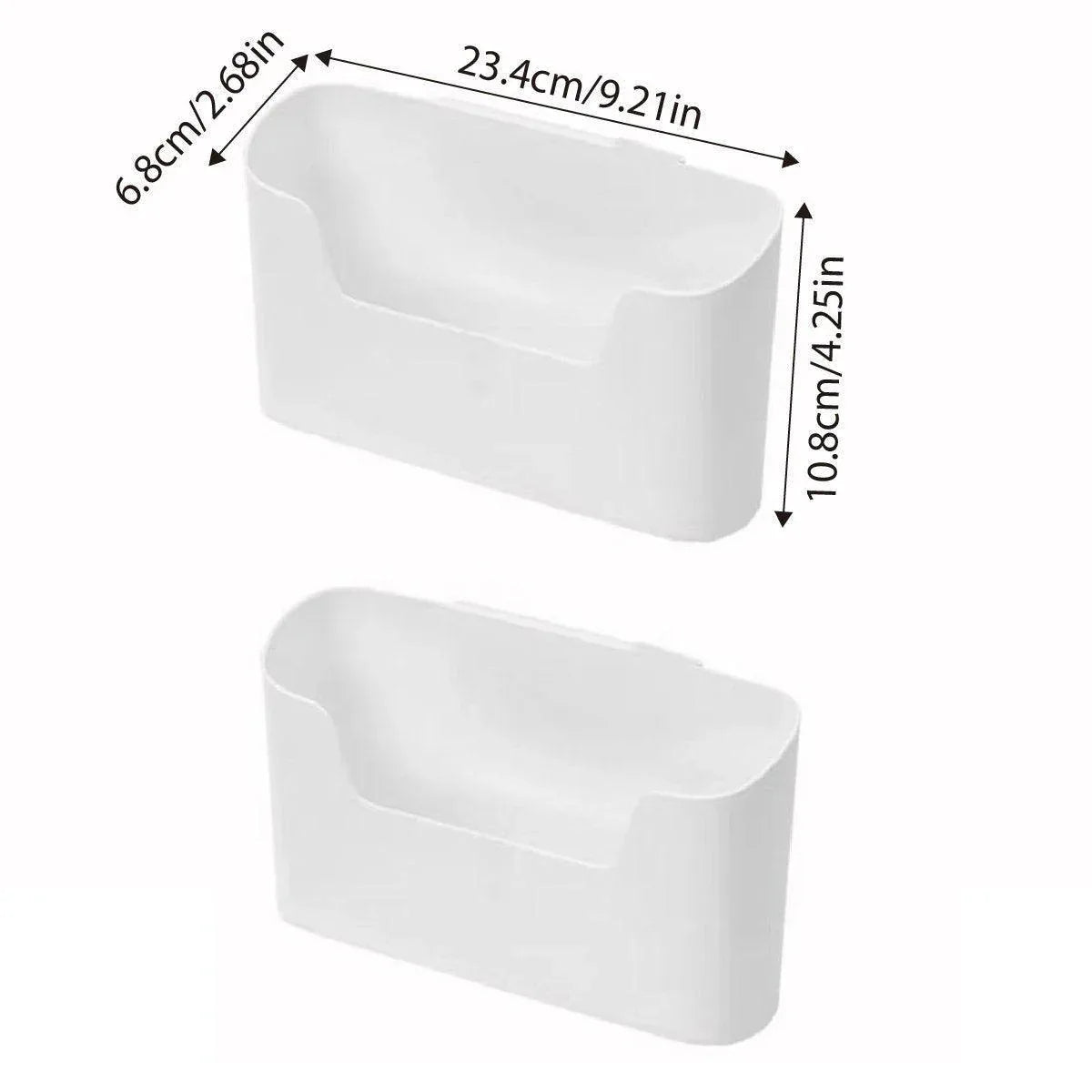 2PCS Wall Mounted Storage Rack Kitchen Bathroom Cabinet Door Sundries Holder - Mekamart Australia